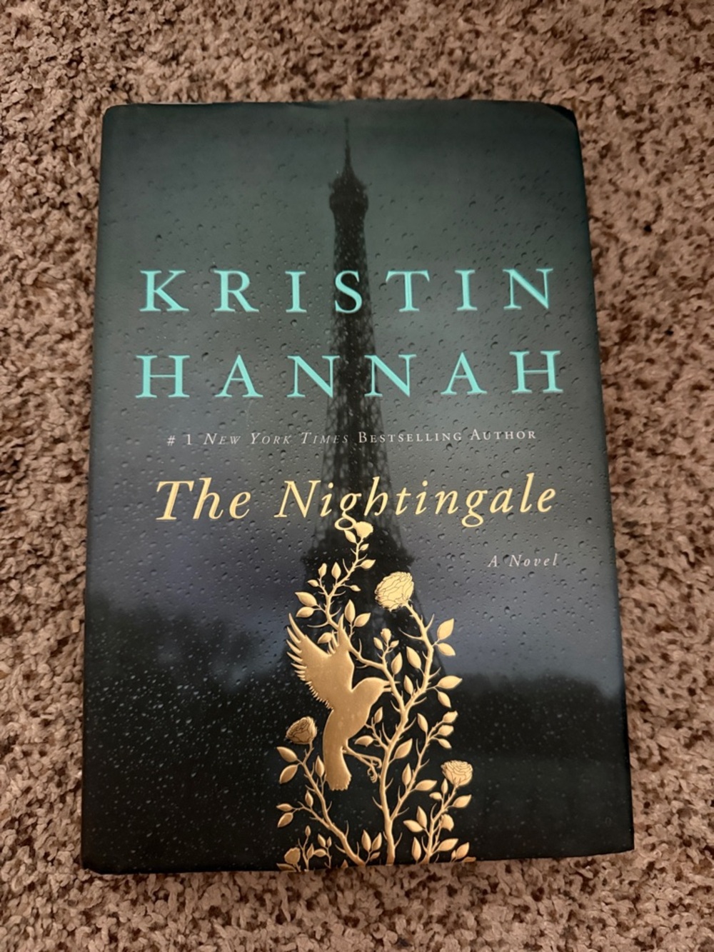 Kristin Hannah "The Nightingale" Hardcover - Black & Gold